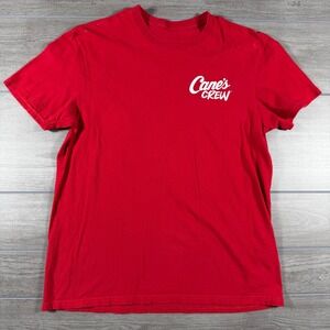 Raising Cane's Chicken Fingers Red Graphic T Shirt Crew One Love Adult Size M